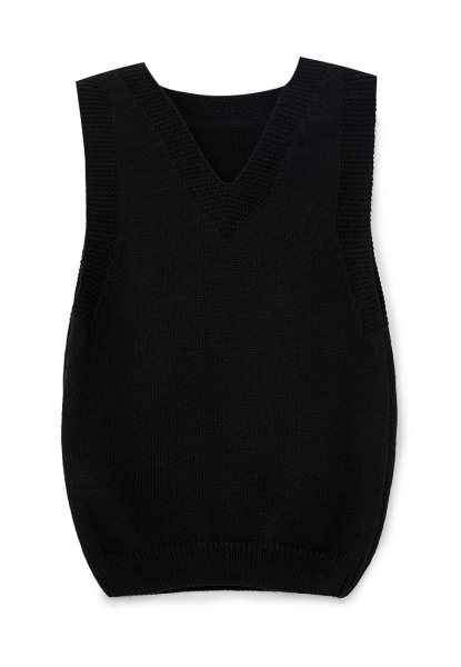 Жилет детский для мальчика ART KNIT 1715 (005) р.110 черный 