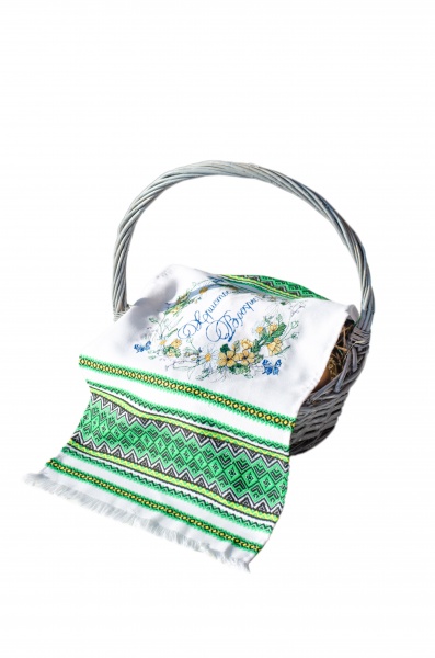 Рушник 482-21/00, р.0,60х0,32, зелений 3x6 см Едельвіка зелений 