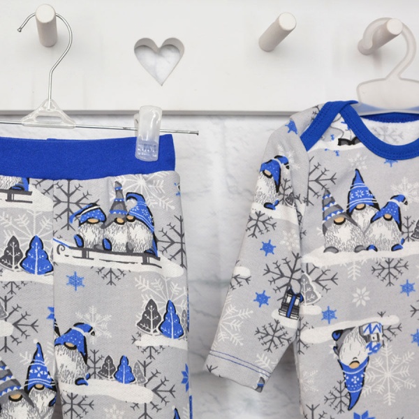 Комплект Blanka Гномы серый р.68 12841 