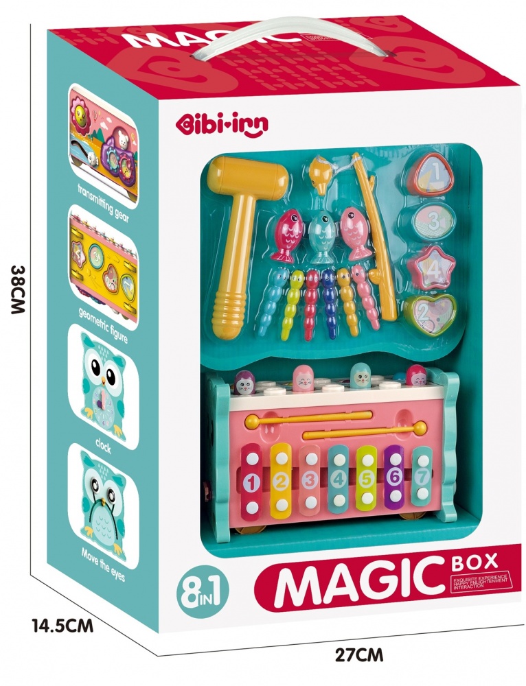 Игрушка BIBI-INN Волшебный сундучок 8в1 688-29