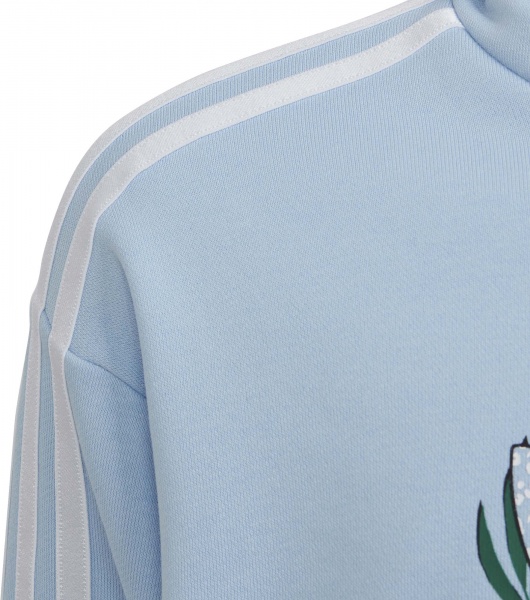 Джемпер Adidas CROP HOODIE H22597 р. 152 сиреневый