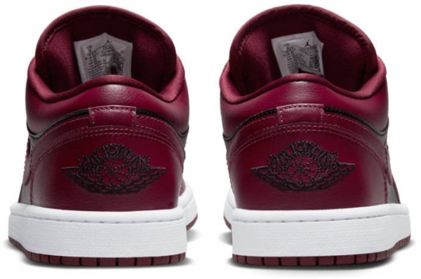 Кроссовки Nike AIR JORDAN 1 LOW DC0774-006 р.40 US 8,5 25,5 см бордовый