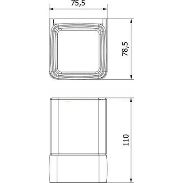 Стакан для зубних щіток Haceka Aline P 1194607