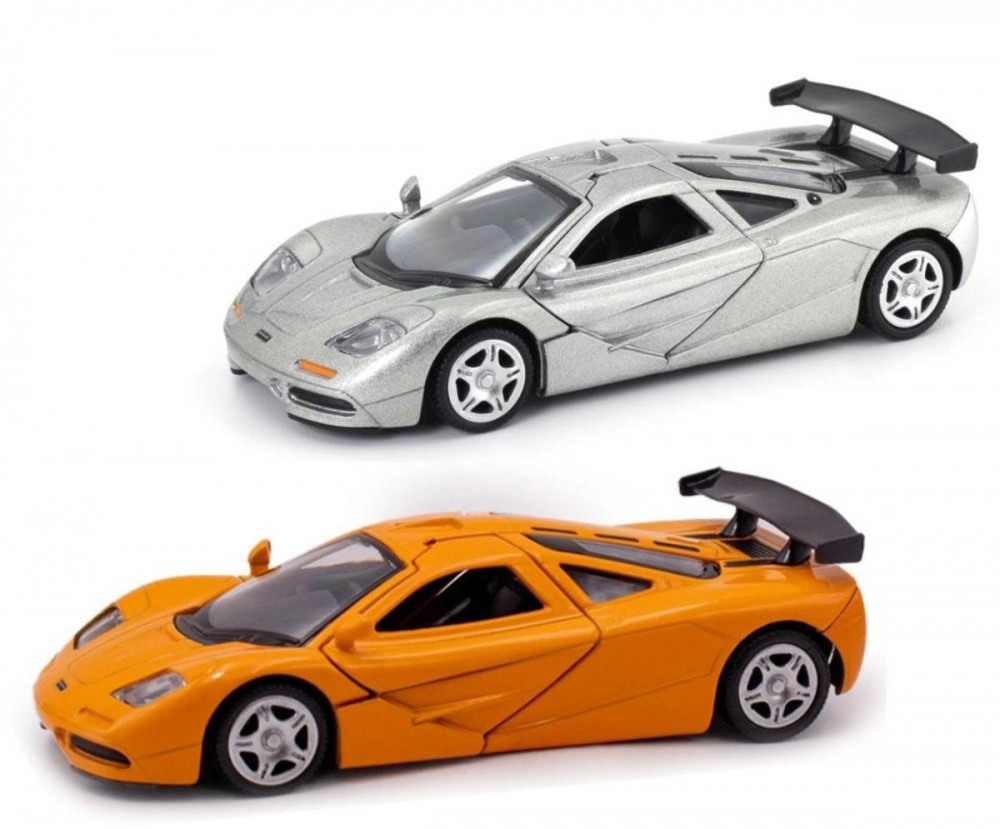 Автомодель TechnoDrive 1:43 McLaren F1 1992 сірий помаранчевий 250412U