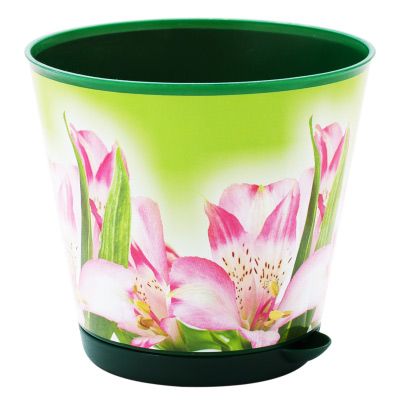 Горшок Крит Лилия 01501 0.7 л темно-зеленый