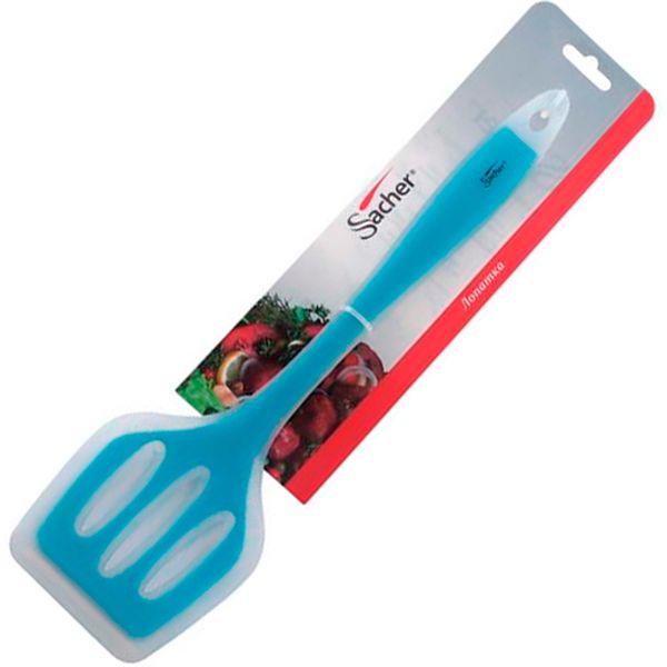 Лопатка Sacher силиконовая бирюзовая