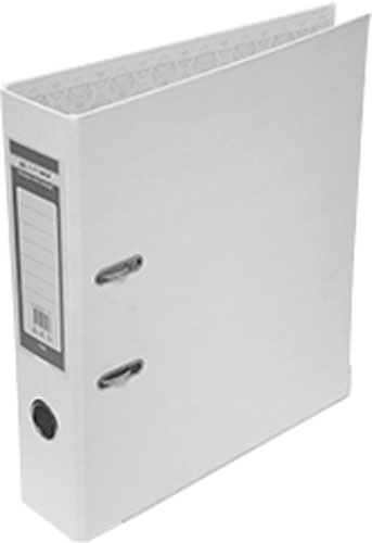 Папка-регистратор LUX односторонняя JOBMAX А4 50мм PP белая сборная BM.3012-12c Buromax