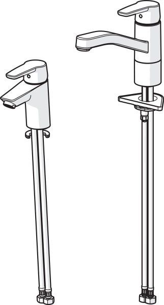 Комплект смесителей для ванны Oras Saga 9923F