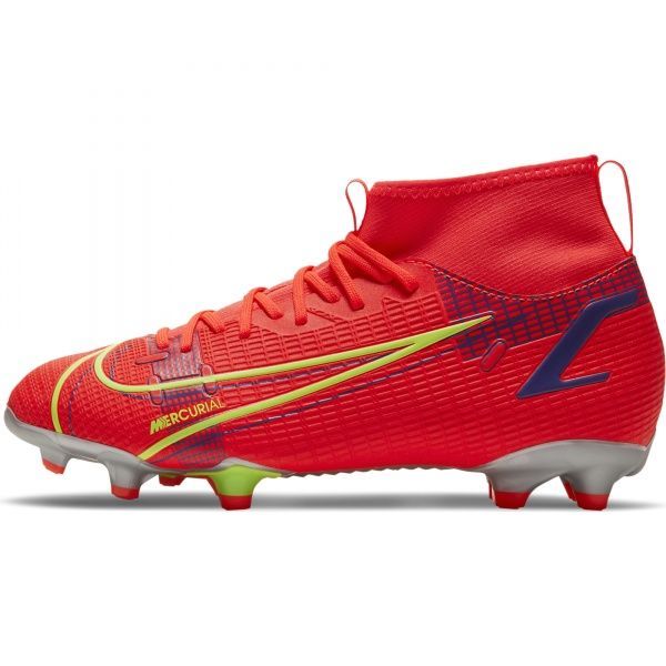 Бутсы Nike Mercurial Superfly 8Academy FG/MG CV1127-600 р. US 3,5Y красный
