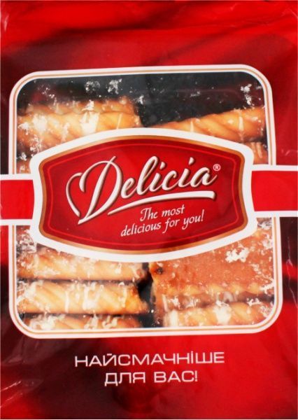 Печенье Делиция сдобное Супер-Моника в белом декоре 600 г 