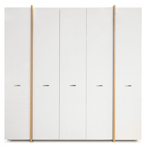 Шафа Embawood Белла лак білий/дуб сонома 