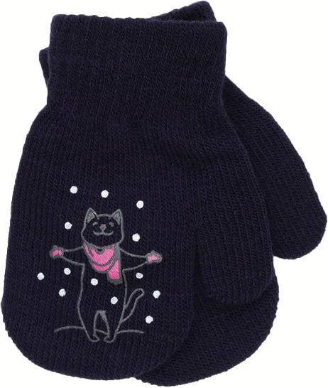 Варежки YO! р.12 /темно-синий