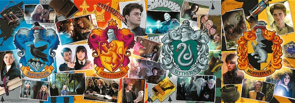 Пазлы Trefl 1000 Панорама Четыре гильдии Хогвартса 29051