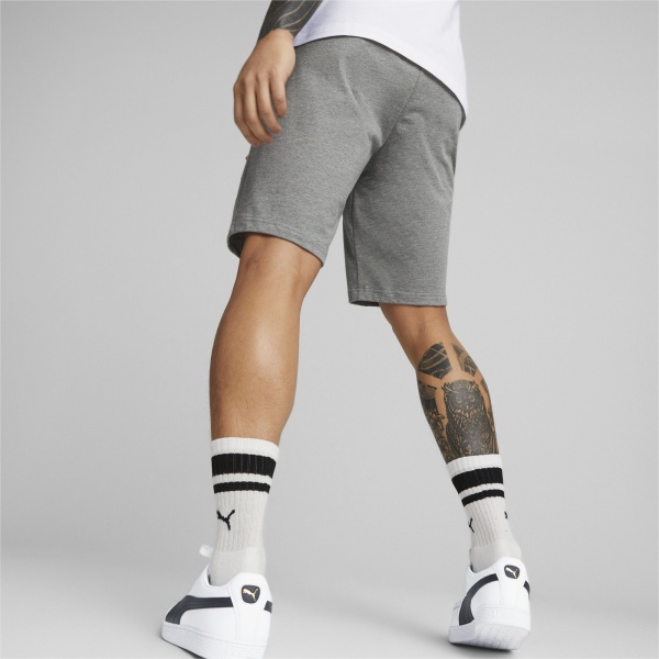 Шорты Puma ESS JERSEY SHORTS MEDIUM GRAY HEATHER 58670603 р. XS серый