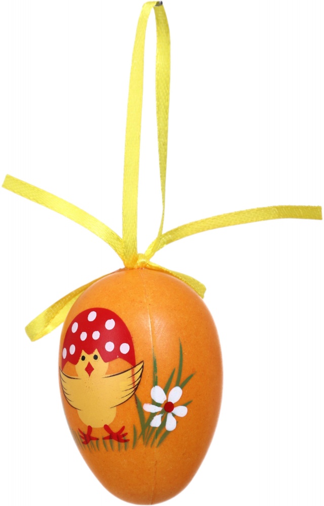 Декорация пасхальная подвесные яйца 6 шт в наборе микс (998C-1980/1972/1965)