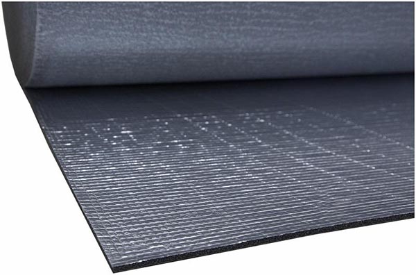 Полотно Normaizol фольгированное самоклеющееся алюфом 1х20 м 3 мм