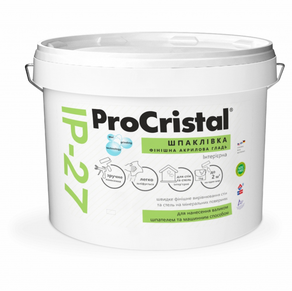 Шпаклевка ProCristal акриловая гладь