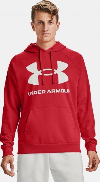 Джемпер Under Armour UA Rival Fleece Big Logo HD 1357093-608 р. XL красный