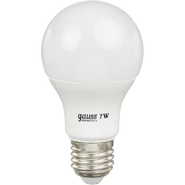 Лампа LED Gauss Elementary A60 7 Вт E27 4100K