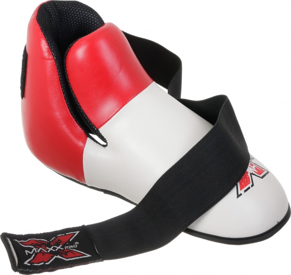 Футы для кикбоксинга MaxxPro KMR-625 красный р. S 