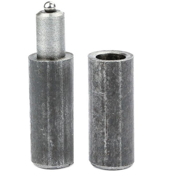 Петля точеная с подшипником d12x60мм серый