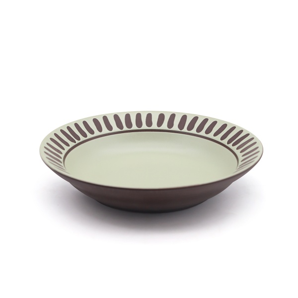 Тарілка глибока Зелене диво 20.5х50.5 см MVM 