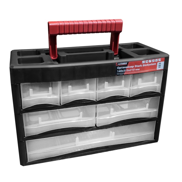 Органайзер для мелких деталей Stark Stark BinSystem 140x315x210 мм 100006311 