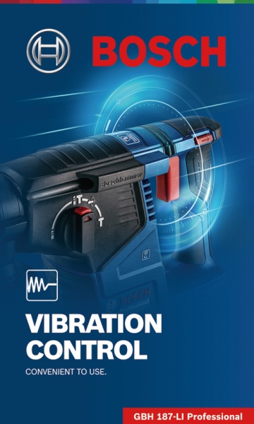 Перфоратор Bosch Professional GBH 187-LI 0611923020