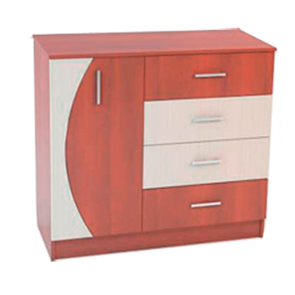 Комод Феникс КФ-5 1010х890х440 яблоня/венге светлый 