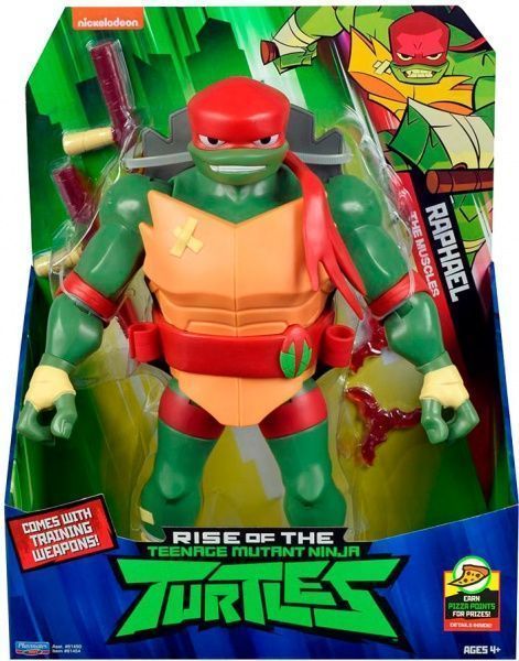 Фигурка TMNT серии «Эволюция Черепашек-Ниндзя» с боевы панцирем - РАФАЕЛЬ (27 cм) 