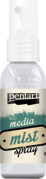 Краска аэрозольная белая перламутровая 50 мл Pentart