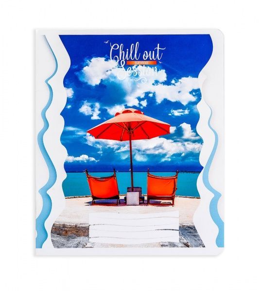 Комплект тетрадей Лето 18 листов в линию 25 шт. Поділля