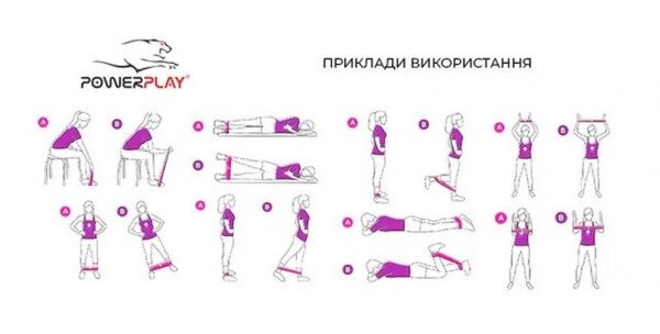 Еспандер PowerPlay петля 500х50х1.2 мм червоний PP-4114