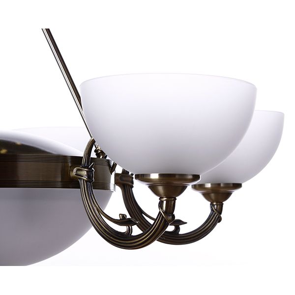 Люстра подвесная Eglo SAVOY 6x40 Вт E14 2х60 Вт E27 бронзовый 82749