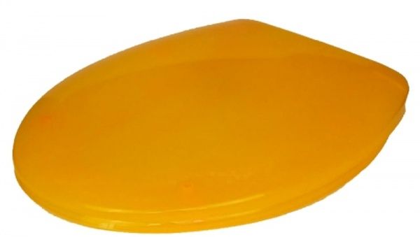 Сидіння для унітаза з кришкою СУ-1.2 помаранчеве