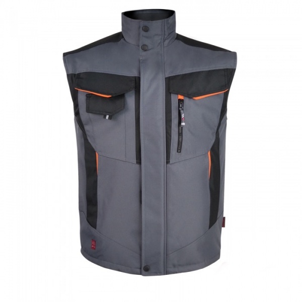 Жилет рабочий ArtMaster Class-Top р. XXXL серо-черный