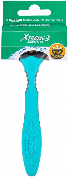 Станки одноразовые WILKINSON SWORD Xtreme3 Sensitive на планшете 12 шт.