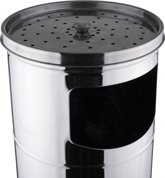 Урна-попільниця EFOR Metal срібний 64177