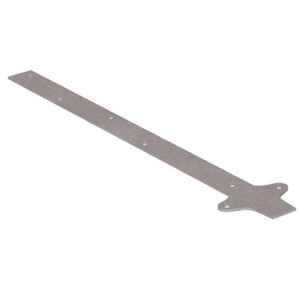 Подовжувач кронштейна ринви Giza горизонтальный L=355 мм цинк 