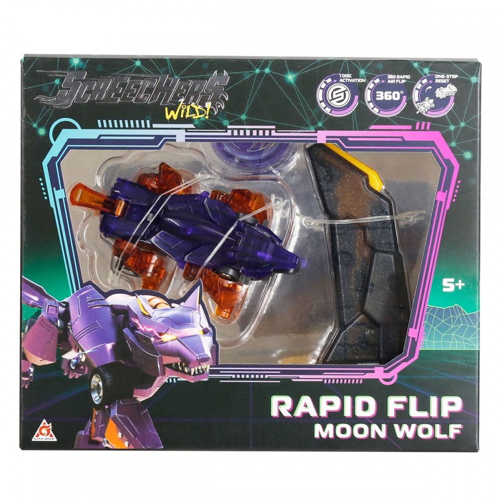 Игровой набор Screechers Wild S5 L0.5 V2 - Мун Волф KS686103B