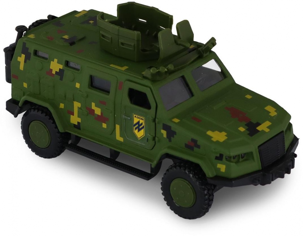 Автомодель TechnoDrive Шеврони Героїв Козак 2М1 АЗОВ KS450-2