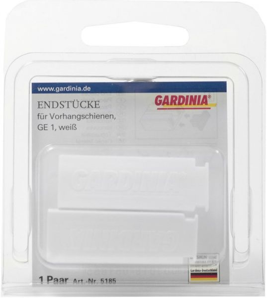 Заглушка бокова Gardinia одинарний набірний білий 