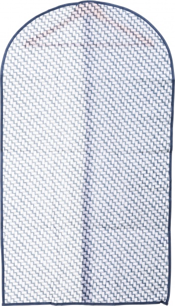Чехол для одежды Плетение Vivendi 105x60 см белый с синим