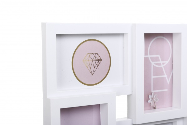 Фотоколлаж Grand 85,7х57х2,7 см 24 фото 10x15 см белый 