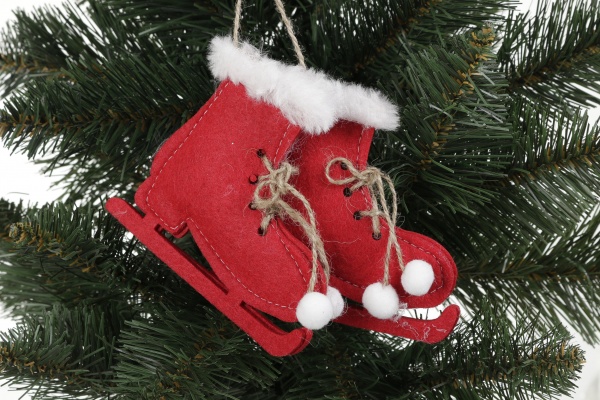 Декорация новогодняя Коньки 11х1х10 см DH8056010