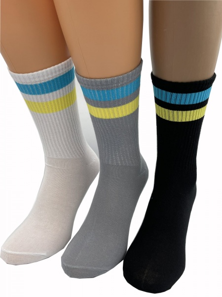 Носки женские Cool Socks Патриотическая полоска 17832 р. 38-42 черный 