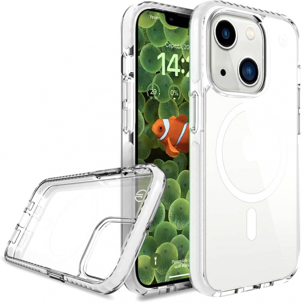 Прозорий чохол oneLounge 1Mag Bumper MagSafe для iPhone 14 | 13