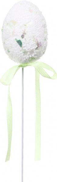 Декорація Яйця на паличці 19 см набір з 6 шт