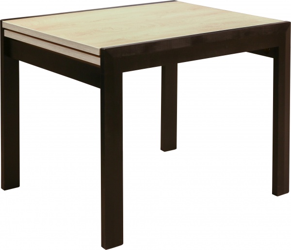 Стол СК №9 венге - дуб эндгрейн 1000(2000)х800х760 мм раздвижной 