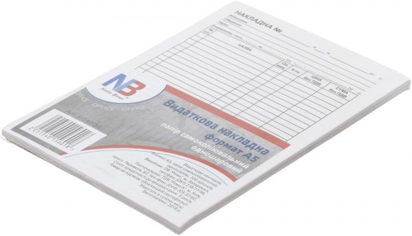 Расходная накладная А5 бумага самокопировальная однослойная 100 листов Nota Bene
